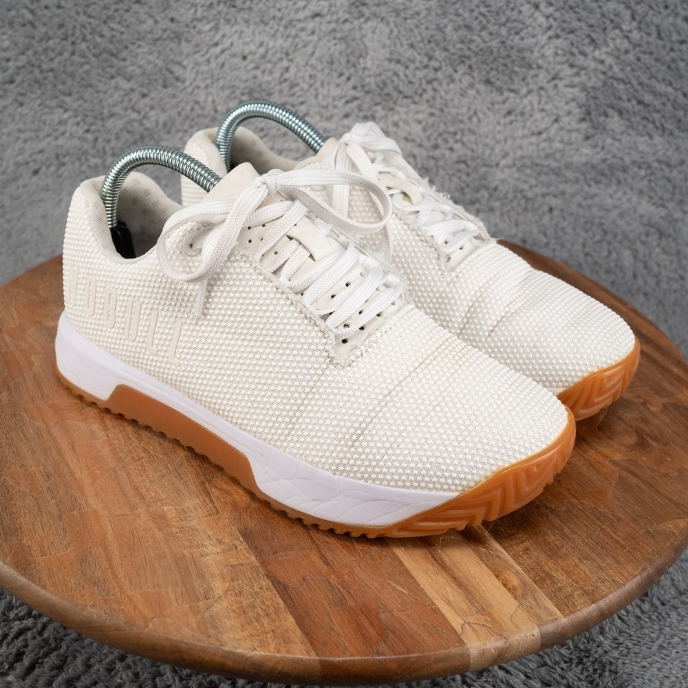 Nobull Outwork Strength Cross Training Shoes Sneakers White/Gum US M 6.5 W 8